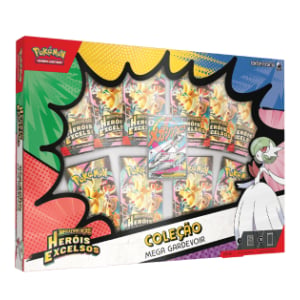 Box Coleção Mega Gardevoir EX - Heróis Excelsos - Pokémon TCG