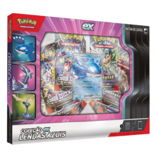 Box Coleção ex - Lendas Azuis - Kyogre | Caixa de Booster | MYP Cards