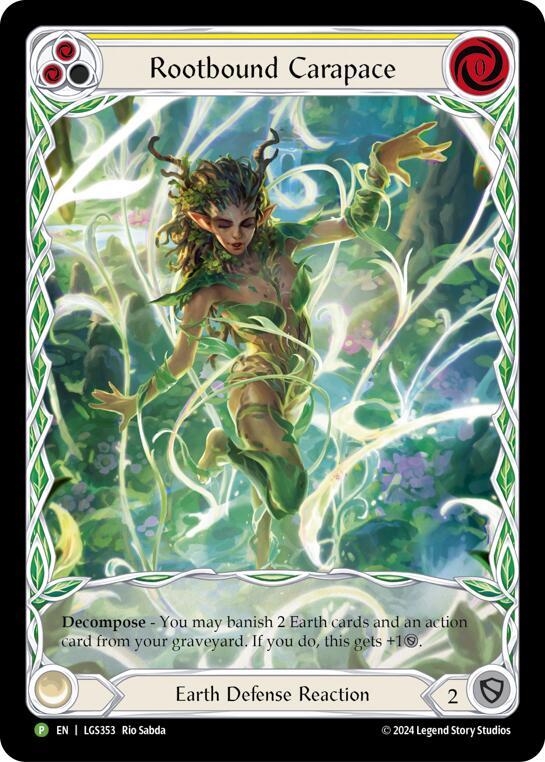 Rootbound Carapace (Yellow) (Extended Art) - LGS353 | Flesh