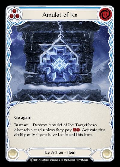 Amulet of Ice | Flesh & Blood | MYP Cards