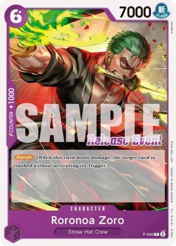 ONE PIECE カードゲーム Pre-Release Winner 海外 Roronoa Zoro (OP-06 Pre-Release Tournament) [Winner] | One Piece