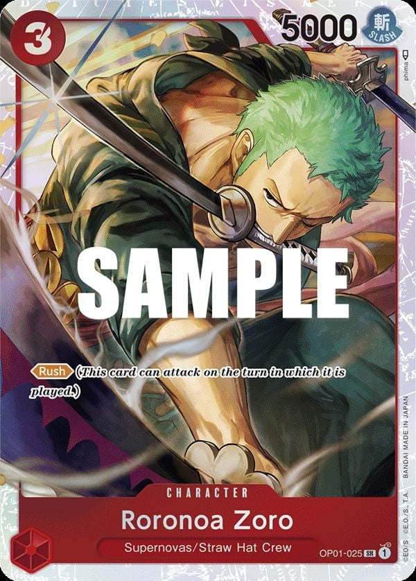 Roronoa Zoro | One Piece | MYP Cards