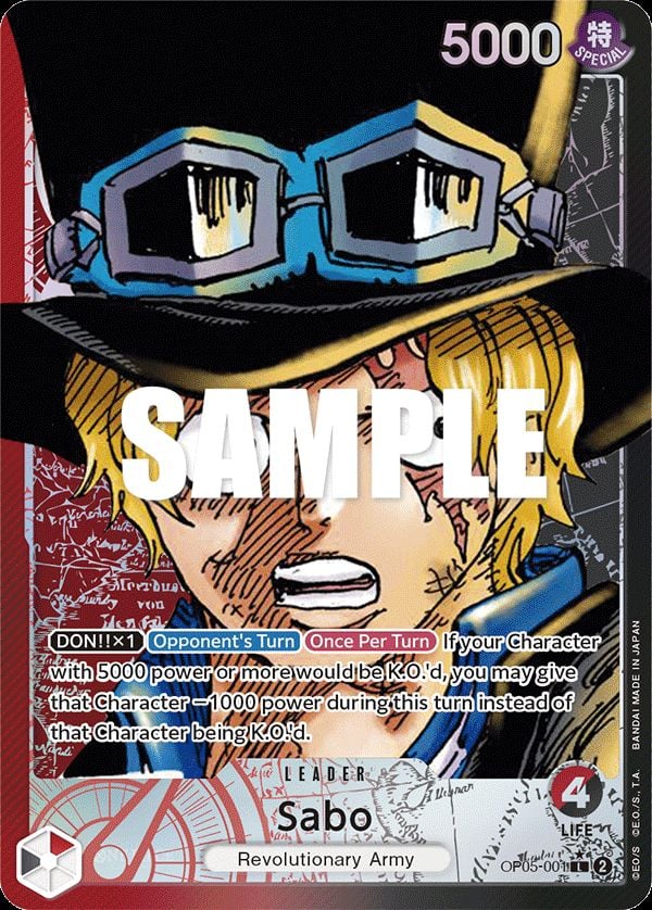 サボ sp Sabo | One Piece | MYP Cards