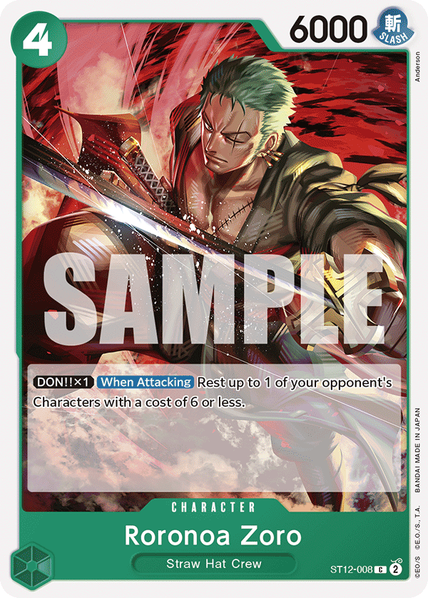 Roronoa Zoro | One Piece | MYP Cards