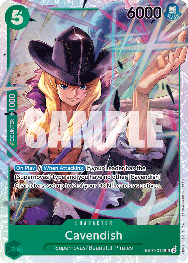 シ*ス様 2024 ONE PIECE CAVENDISH カード #012 Cavendish | One Piece | MYP Cards