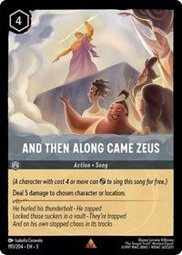 ロルカナ　AND THEN ALONG CAME ZEUS 英語版 And Then Along Came Zeus | Lorcana | MYP Cards