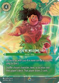 You're Welcome (Enchanted) | Lorcana | MYP Cards