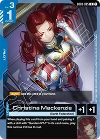 Christina Mackenzie | Gundam Card Game | MYP Cards