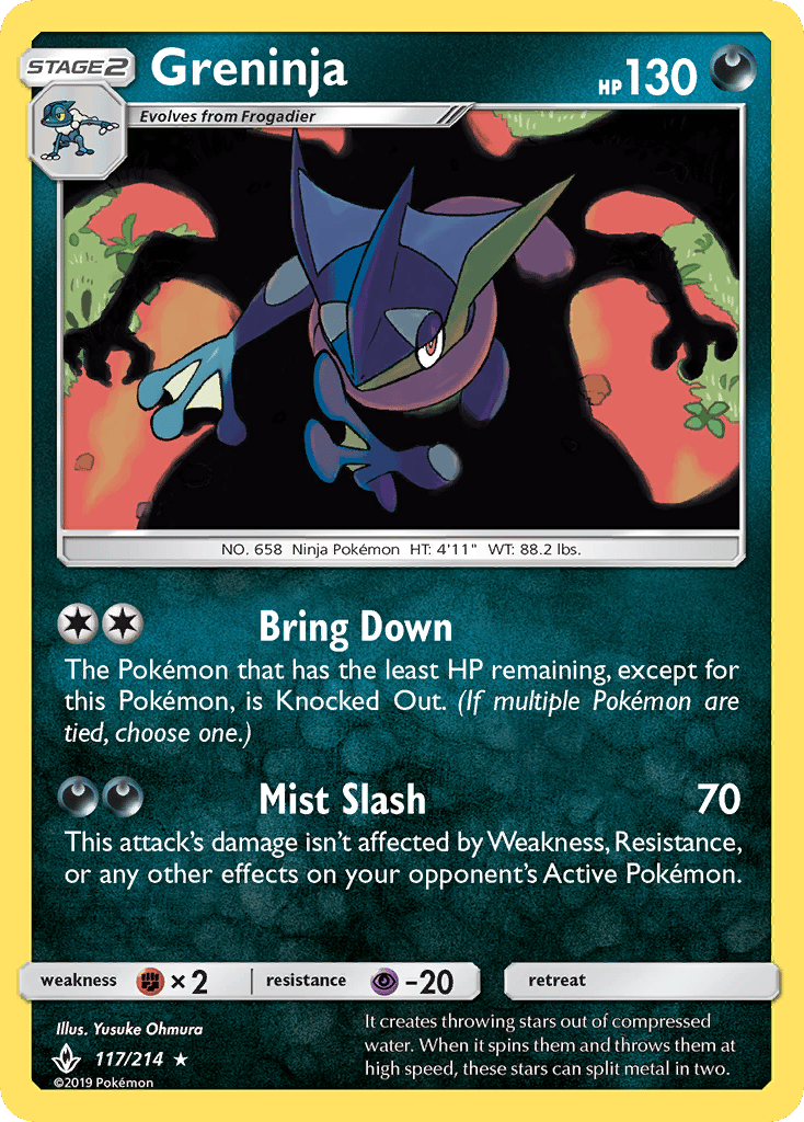 Greninja (117/214) | Pokémon | MYP Cards