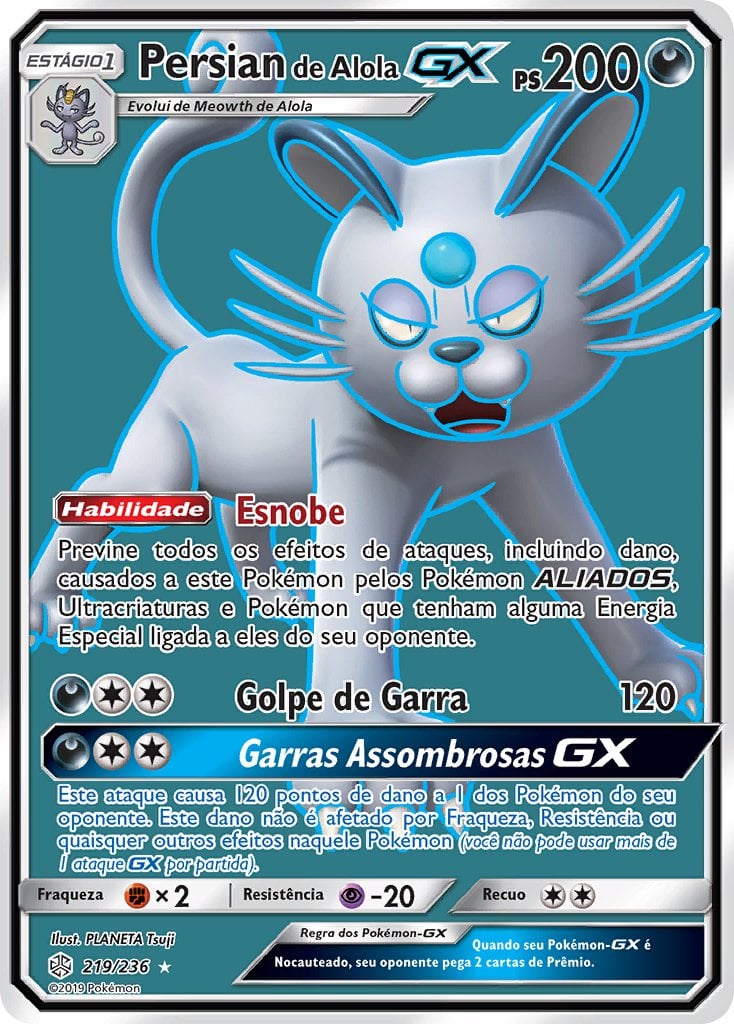 Persian de Alola-GX (219/236) / Alolan Persian-GX | Pokémon | MYP