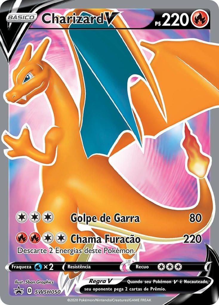 Charizard V ポケモンカード Charizard V (SWSH050) | Pokémon | MYP Cards