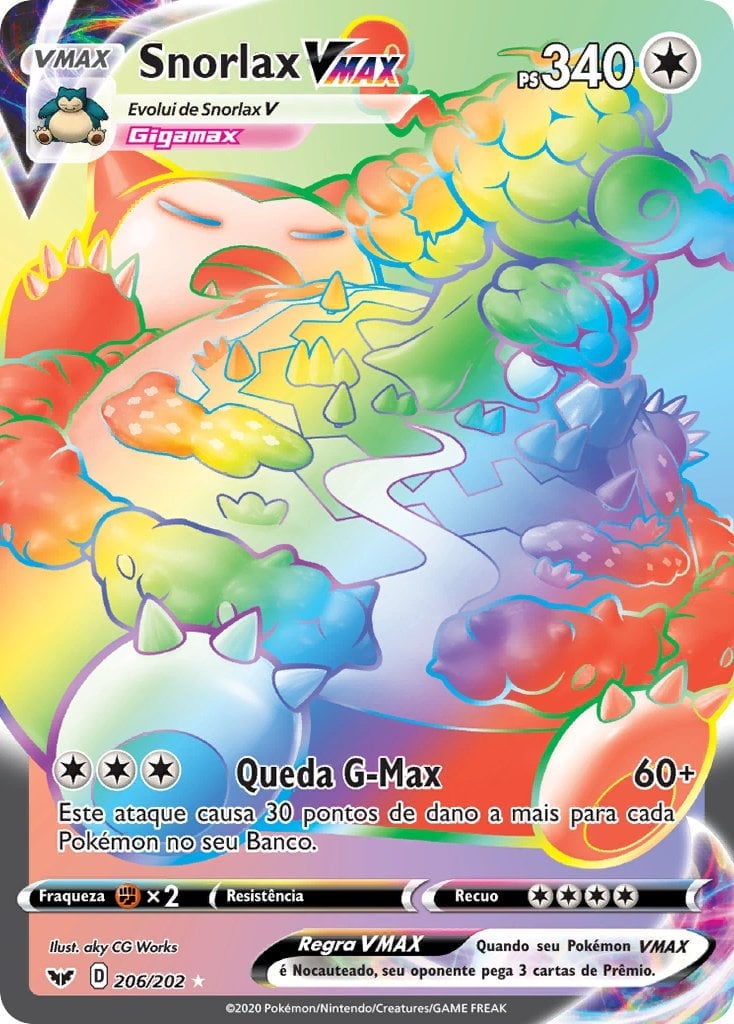Snorlax VMAX (206/202) | Pokémon | MYP Cards