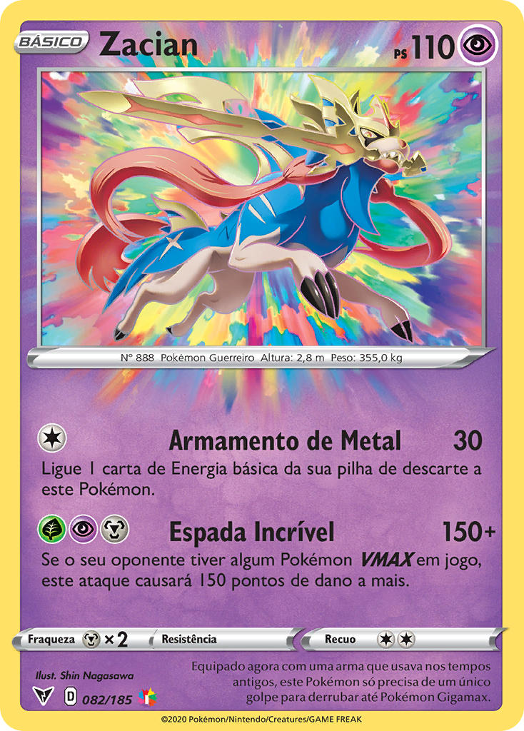 Zacian (082/185) | Pokémon | MYP Cards