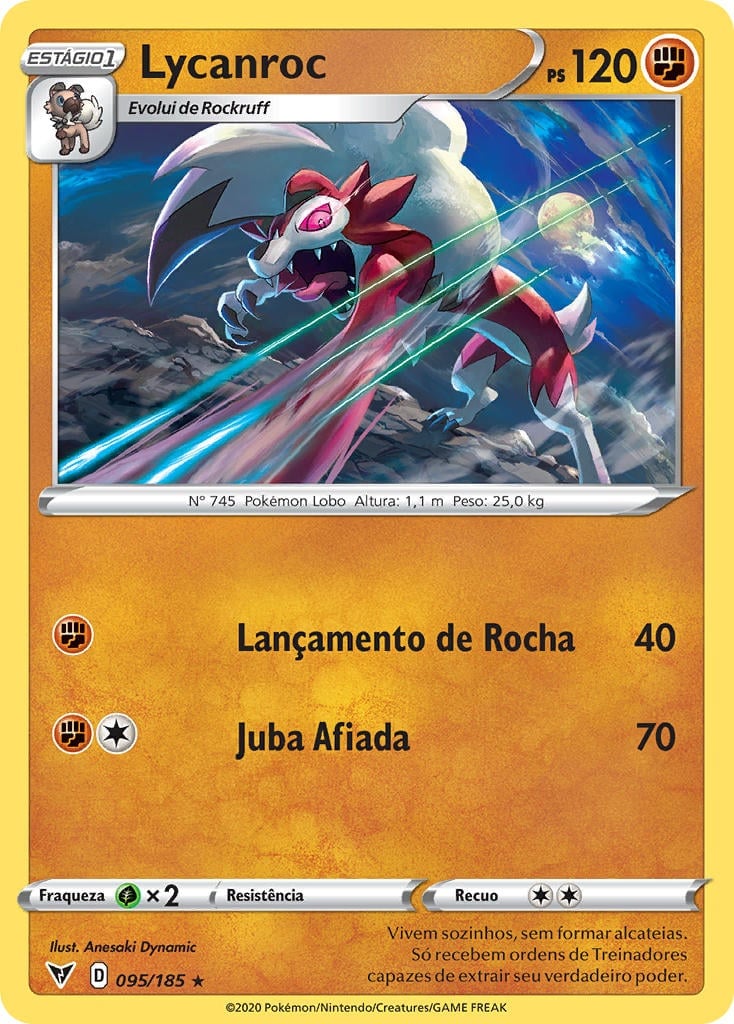 Lycanroc (095/185) | Pokémon | MYP Cards