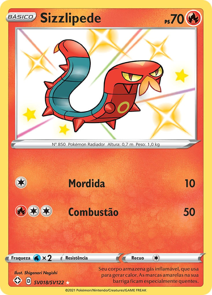 Sizzlipede (018/122) | Pokémon | MYP Cards