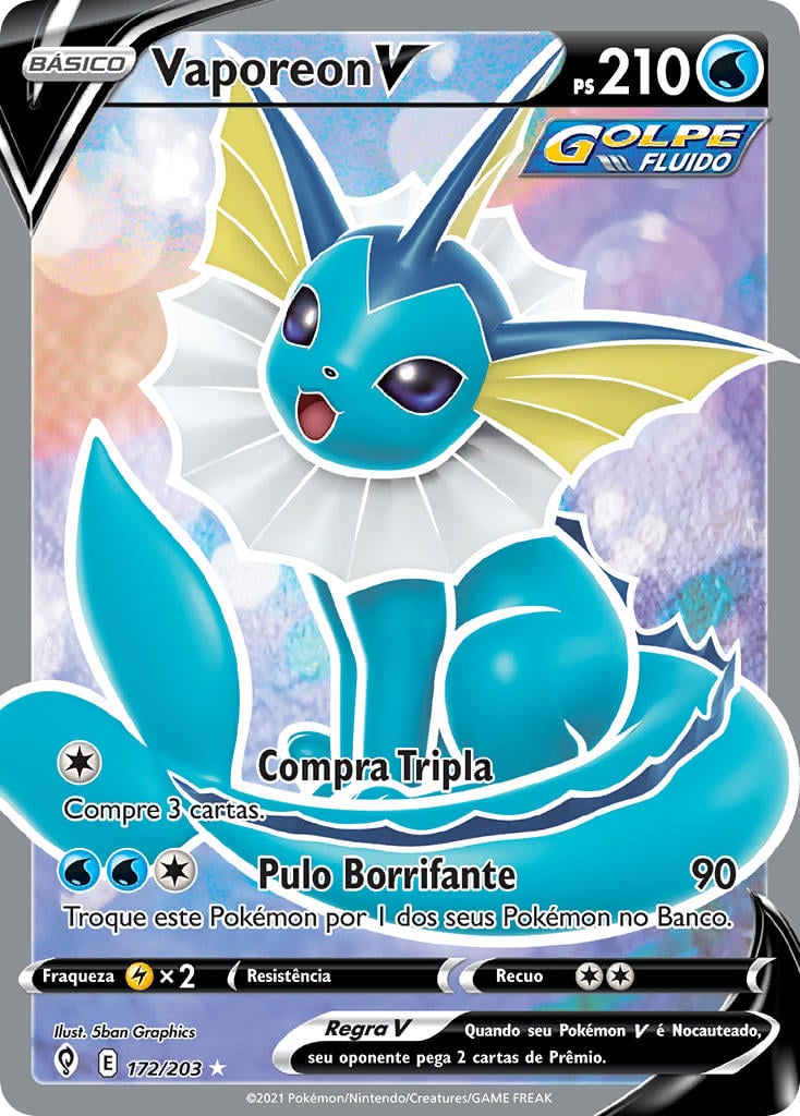 Vaporeon V (172/203) | Pokémon | MYP Cards