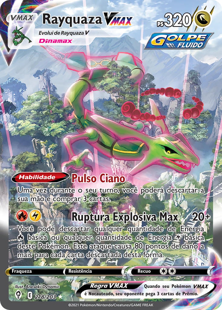 Pokémon Trading Card Game Rayquaza Vmax pokemon_evs_218_203_pt.jpg
