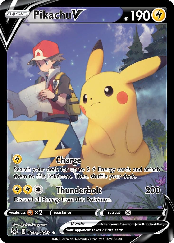 McGenga Pikachu V HP999 ポケモンカード pokemon_lor_tg16_196_en.jpg