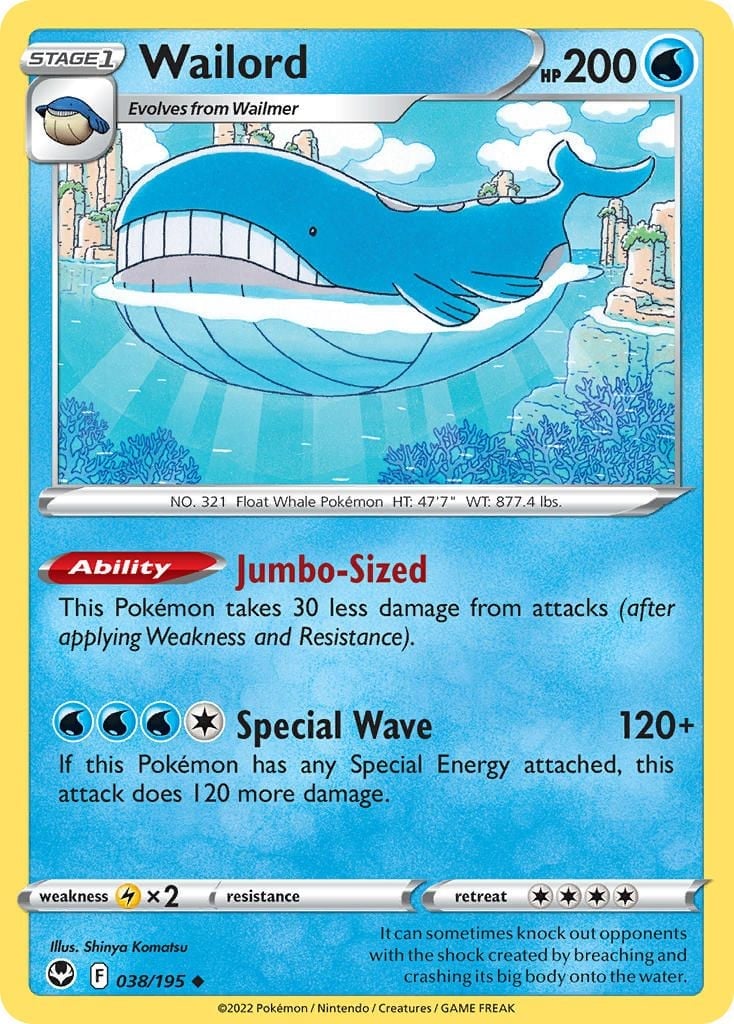Wailord (038/195) | Pokémon | MYP Cards