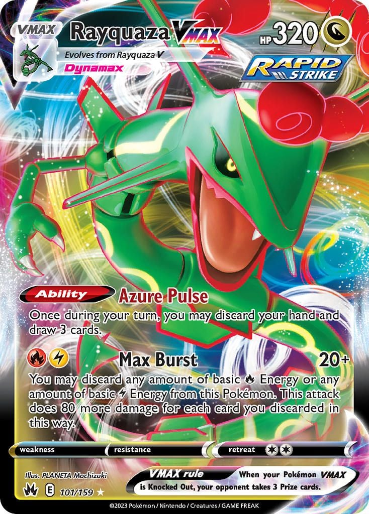 Pokémon Trading Card Game Rayquaza Vmax pokemon_crz_101_159_en.jpg