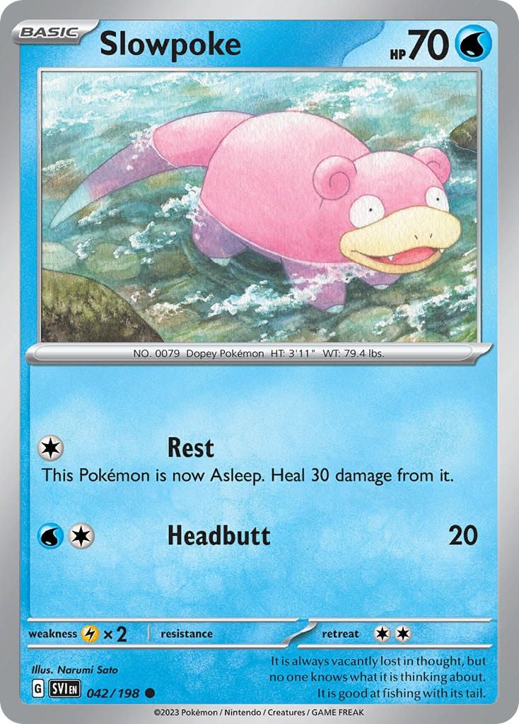 Slowpoke (042/198) | Pokémon | MYP Cards