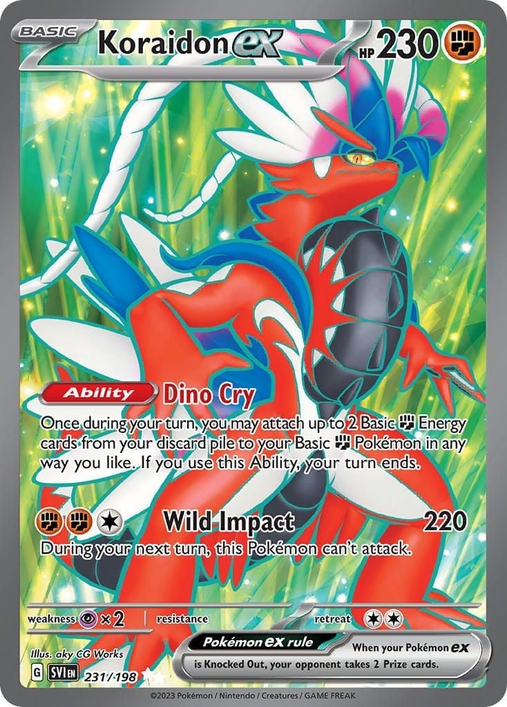 Koraidon ex (231/198) | Pokémon | MYP Cards
