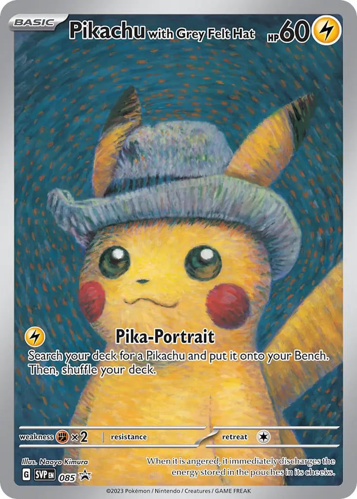 ポケモンカードゲーム Pikachu with Gray Fluffy Hat pokemon_svp_085_en-1699038678.png