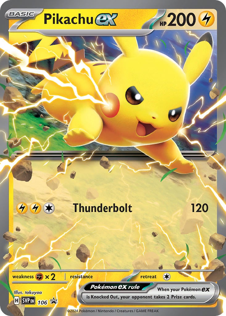 Pikachu ex (106) | Pokémon | MYP Cards