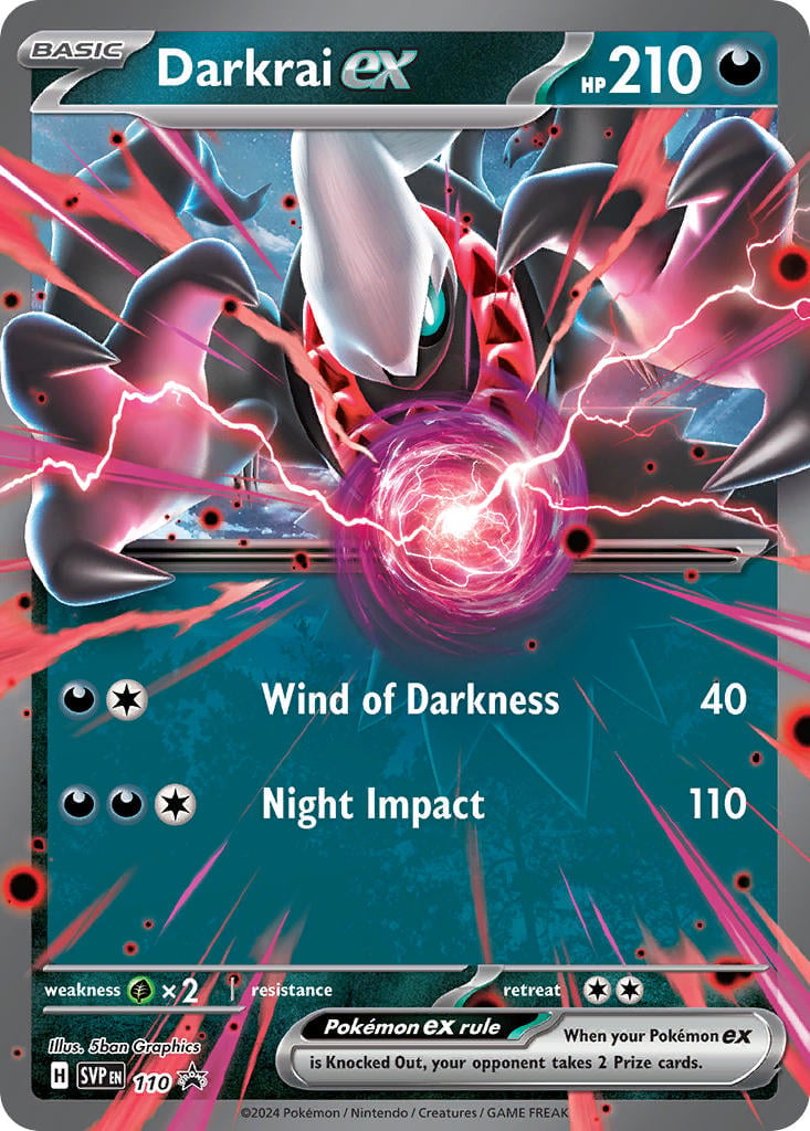 Pokémon Card: Mega Darkrai EX MUR Darkrai ex (110) | Pokémon | MYP Cards