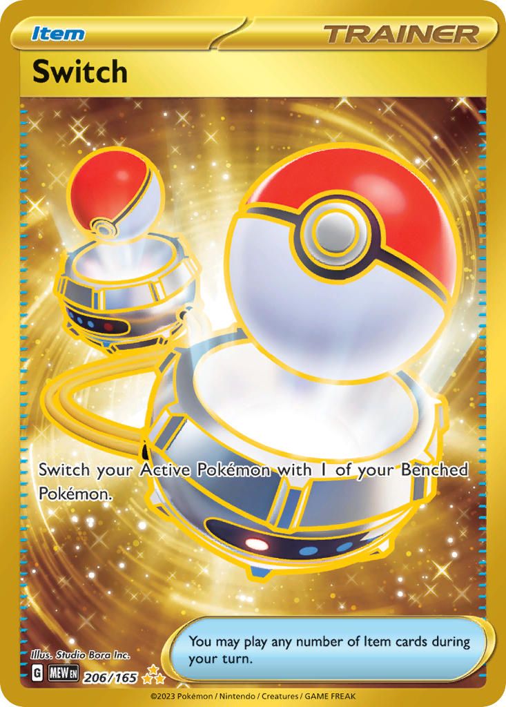 Substituição (206/165) / Switch | Pokémon | MYP Cards