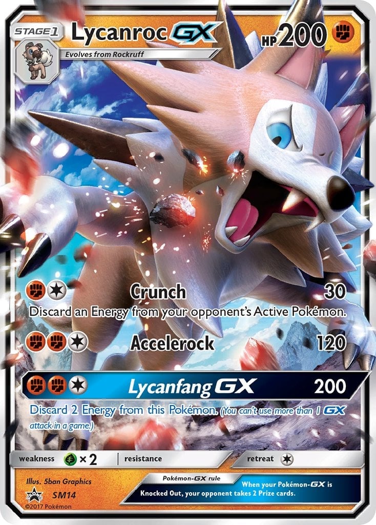 Lycanroc-GX (PR-SM_SM14) | Pokémon | MYP Cards