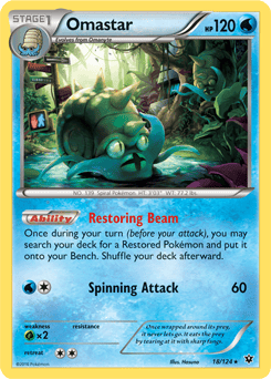 Omastar (018/124) | Pokémon | MYP Cards