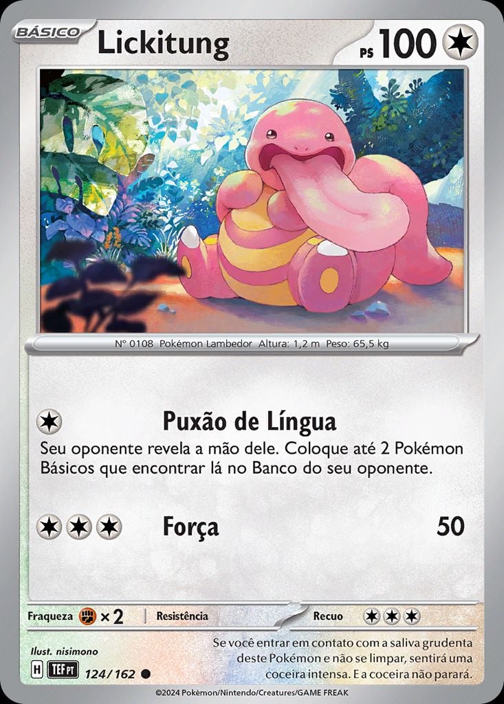 Lickitung (124/162) | Pokémon | MYP Cards