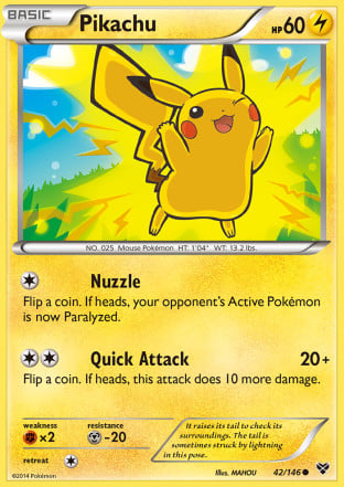 Pikachu ポケモンカード Pikachu (042/146) | Pokémon | MYP Cards