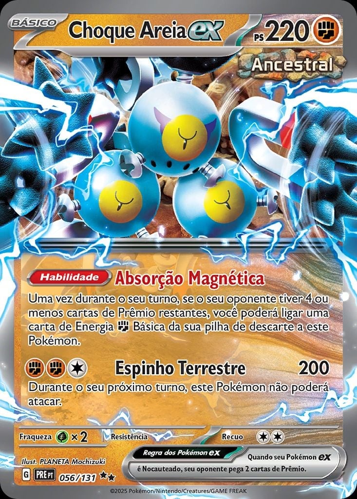 Choque Areia ex (056/131) / Sandy Shocks ex | Pokémon | MYP Cards