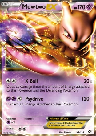 Mewtwo-EX (054/113) | Pokémon | MYP Cards