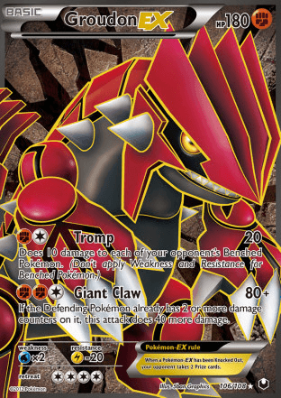 Groudon-EX (106/108) | Pokémon | MYP Cards