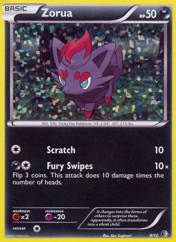 Zorua (009/12) | Pokémon | MYP Cards