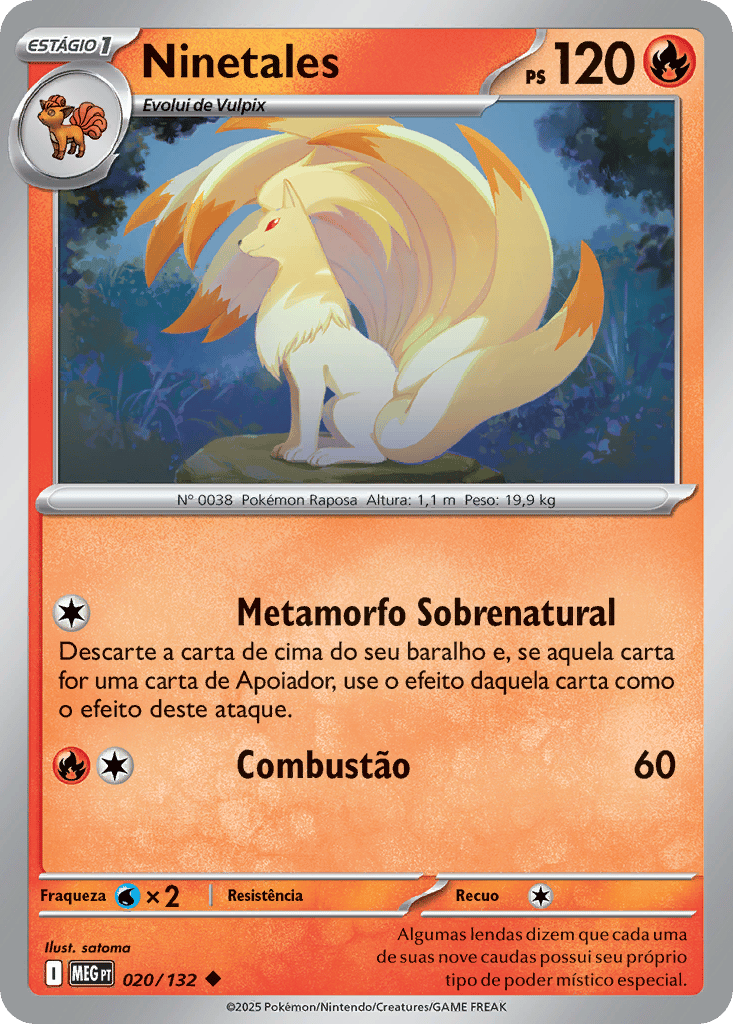 Ninetales (020/132) | Pokémon | MYP Cards