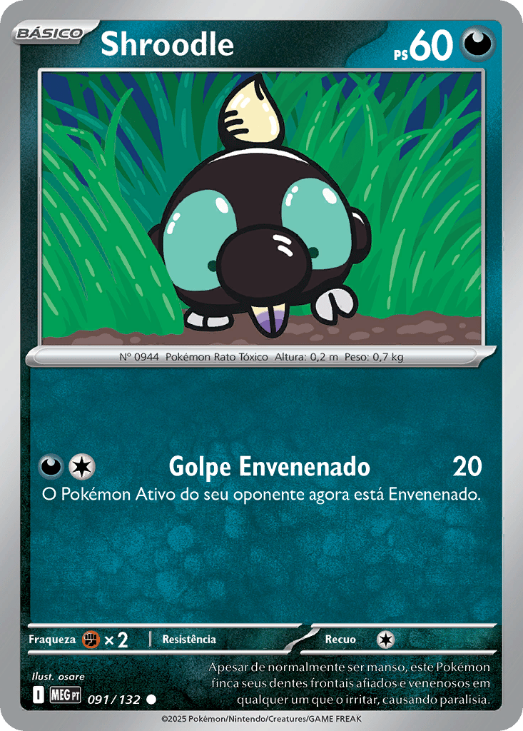 Shroodle (091/132) | Pokémon | MYP Cards
