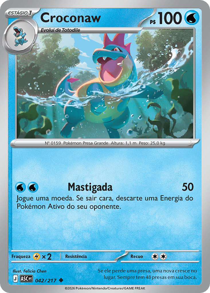 Mega Feraligatr ex (043/217) | Pokémon | MYP Cards