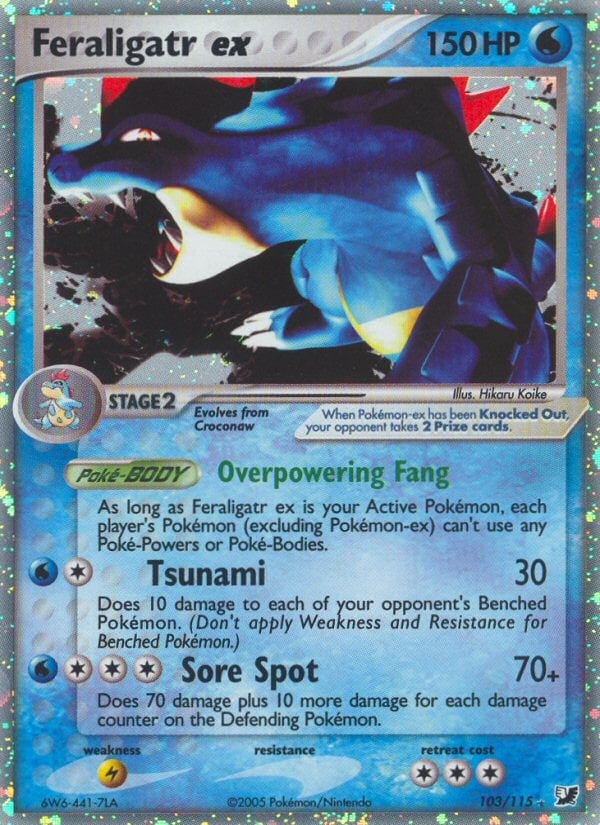 Feraligatr ex (103/115) | Pokémon | MYP Cards