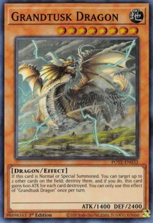 Dragão Grandes Presas / Grandtusk Dragon | Yu-Gi-Oh! | MYP Cards