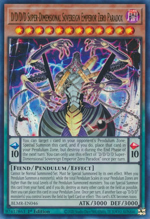 ✨ dd✨ D/D/D/D Paradoxo Zero, o Imperador Soberano Superdimensional / D/D