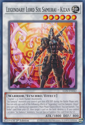 Senhor dos Seis Samurai Lendários - Kizan / Legendary Lord Six