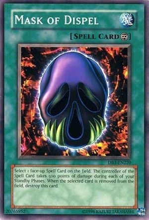 遊戯王 Spell of Mask Máscara da Dissipação / Mask of Dispel | Yu-Gi-Oh! | MYP Cards