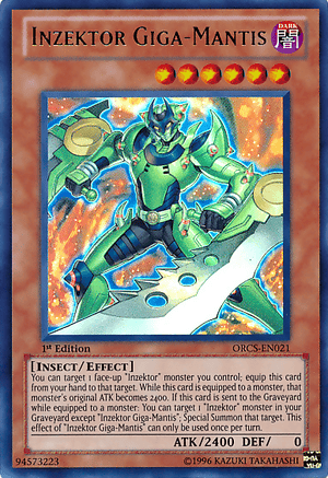 Natura's Mantis (遊戯王) Inzektor Giga-Mantis | Yu-Gi-Oh! | MYP Cards