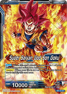 Super Saiyan God Son Goku | DBS: Masters | MYP Cards