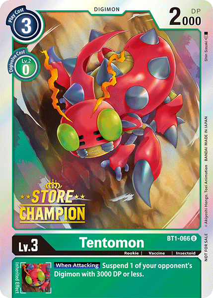 Tentomon | Digimon | MYP Cards