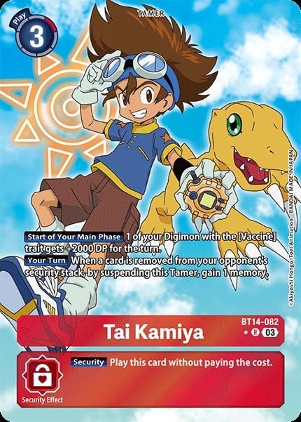 Tai Kamiya | Digimon | MYP Cards